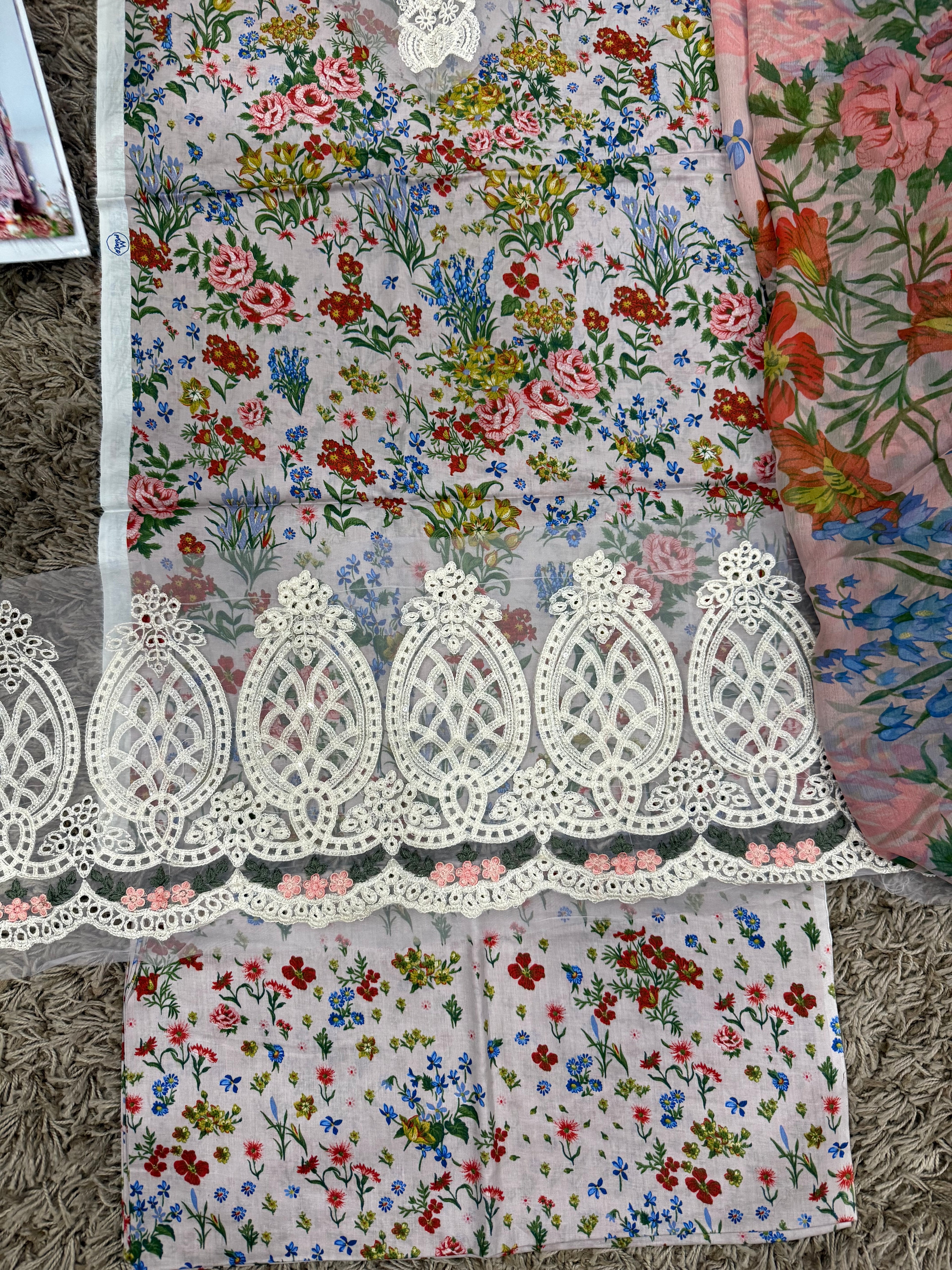 Maria B M.Print Luxury Lawn – Spring Summer Collection 2025