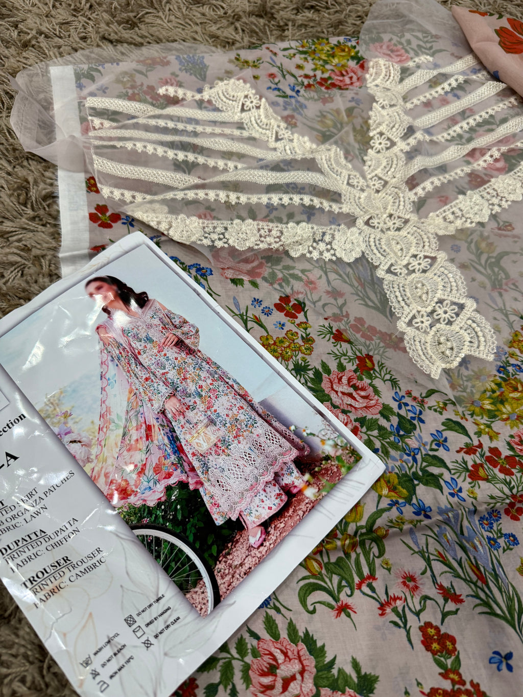 Maria B M.Print Luxury Lawn – Spring Summer Collection 2025
