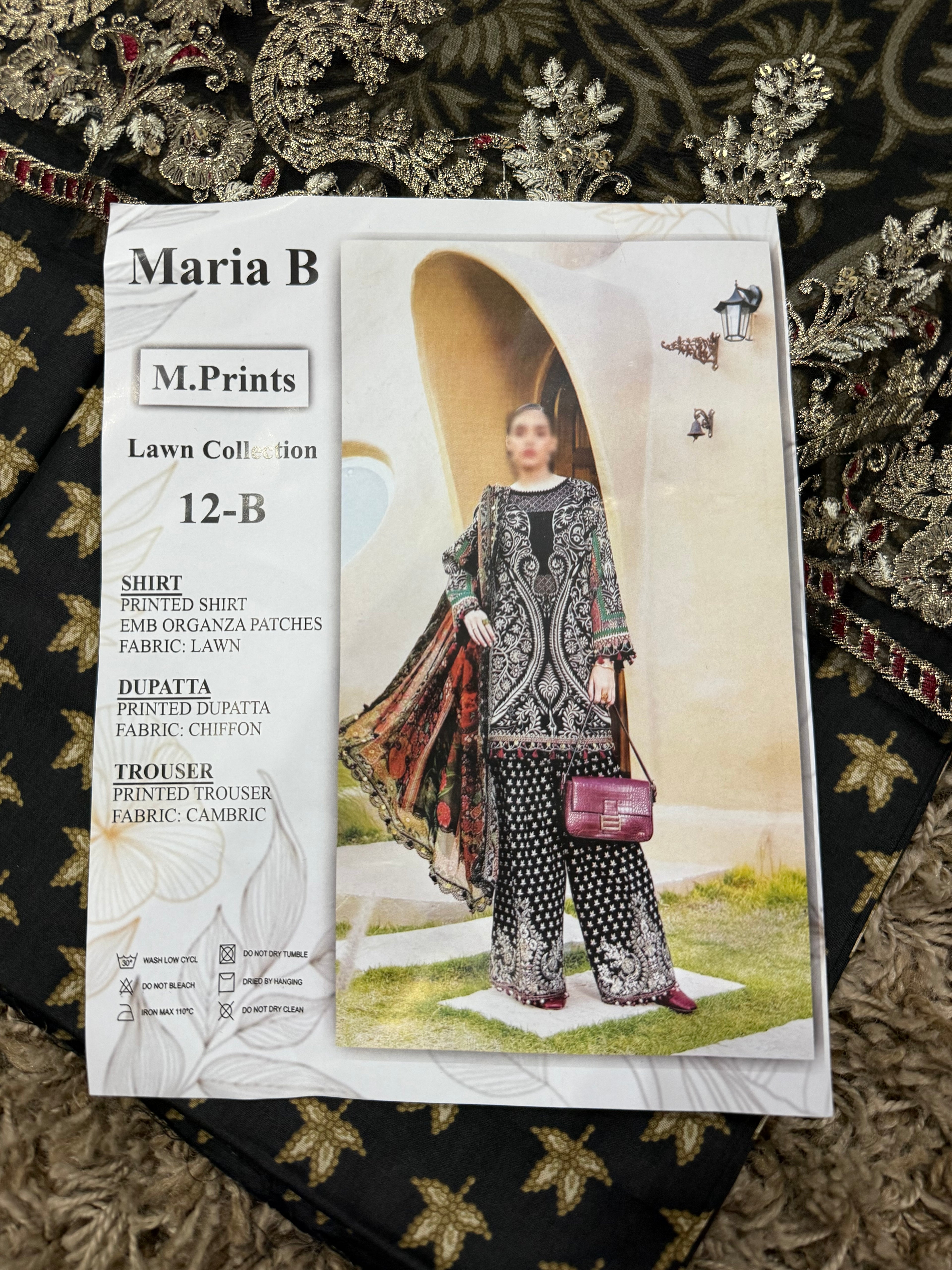 Maria b MPT-2512-B
Lawn Replica