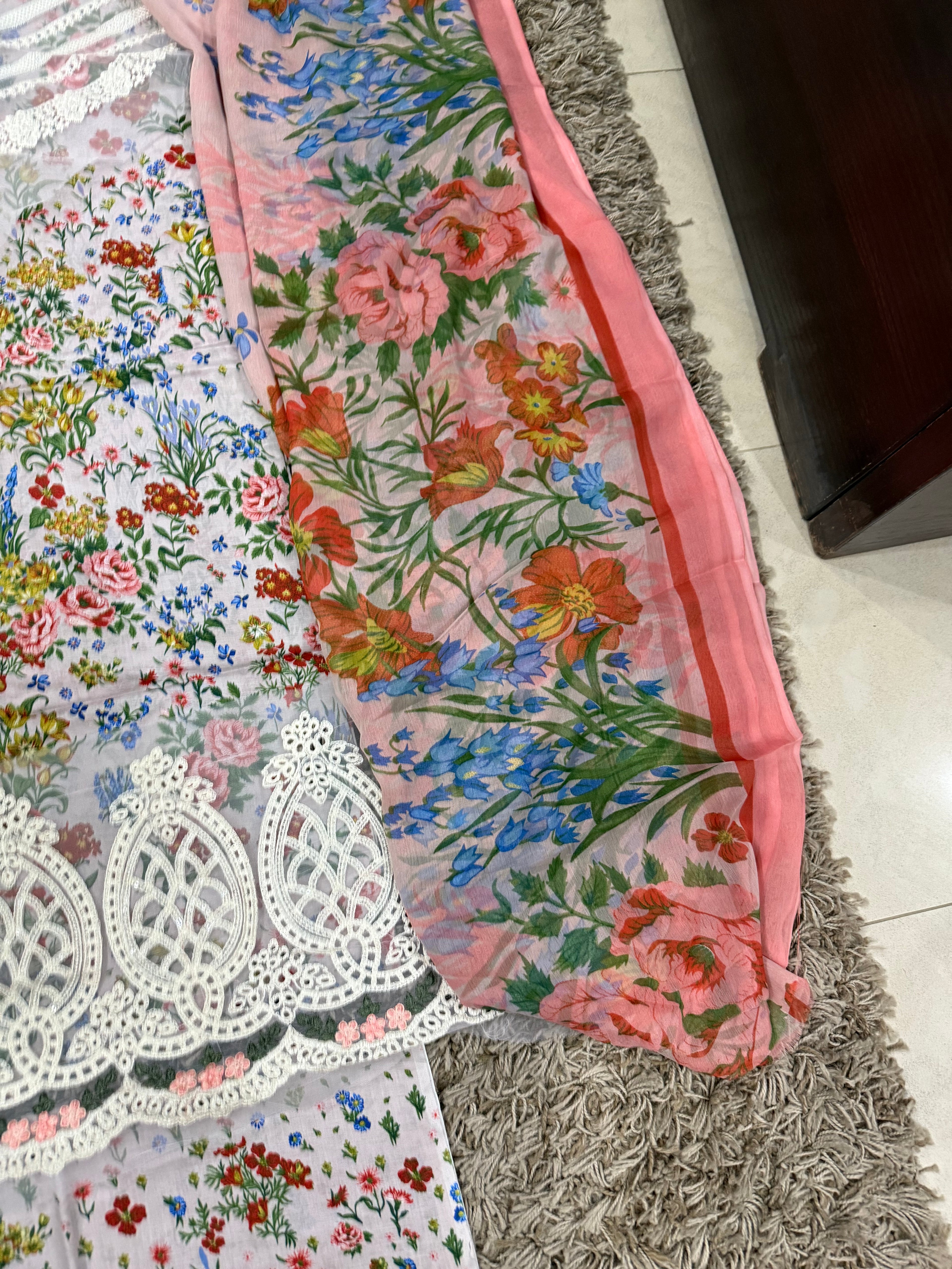 Maria B M.Print Luxury Lawn – Spring Summer Collection 2025