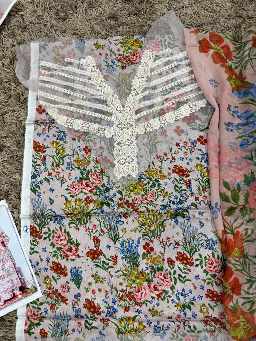 Maria B M.Print Luxury Lawn – Spring Summer Collection 2025