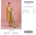Sapphire original factory leftover | 3 Piece - Printed Lawn Suit
