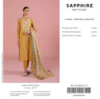 Sapphire original factory leftover | 3 Piece - Printed Lawn Suit