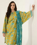 Sapphire original factory leftover| Sapphire | Unstitched 3Pc Printed Lawn Suit | U3P-DY23V4-12R