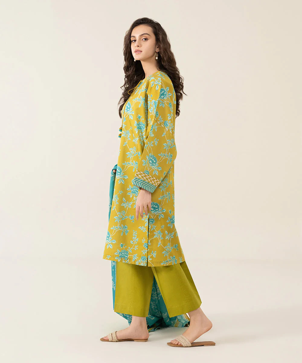Sapphire original factory leftover| Sapphire | Unstitched 3Pc Printed Lawn Suit | U3P-DY23V4-12R