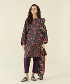 Sapphire original factory leftover| Sapphire | Unstitched 3Pc Printed Lawn Suit | U3P-DY23V4-24-R